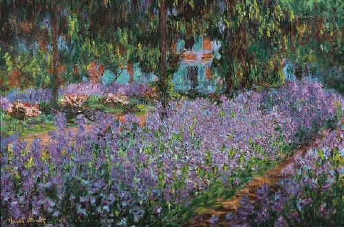 Claude Monet Artist s Garden at Giverny China oil painting art